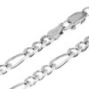 cadena figaro plata detalle