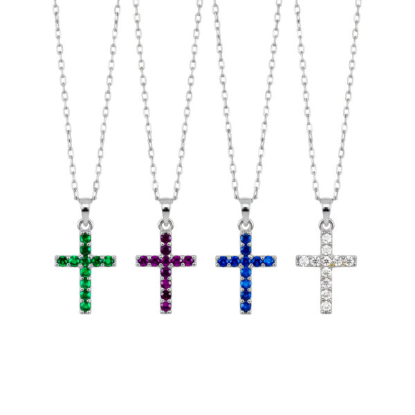 catalogo collar cruces plata colores