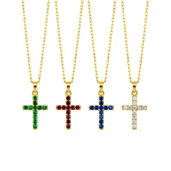 catalogo collar cruces plata oro colores