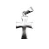 colgante cruz hombre plata