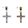 colgante cruz latina circonitas dos modelos