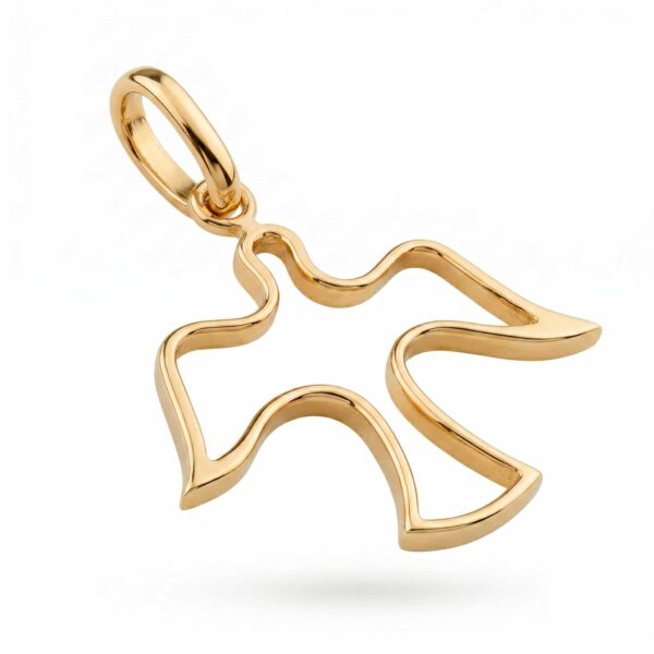 colgante espiritu santo oro