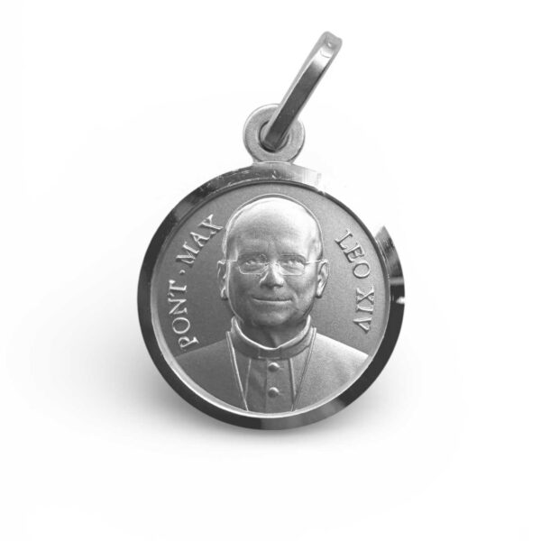 colgante plata medalla