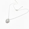 collar angelito circonitas plata