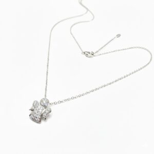 collar angelito circonitas plata