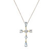 collar piedras azules