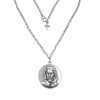 collar plata sagrado corazon