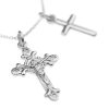 collar tres cruces plata detalle cruces