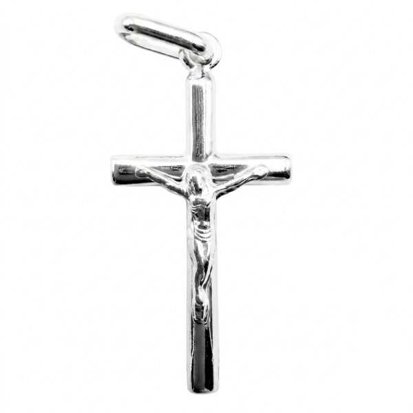 crucifijo plata