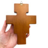 crucifijo san damian madera gancho pared