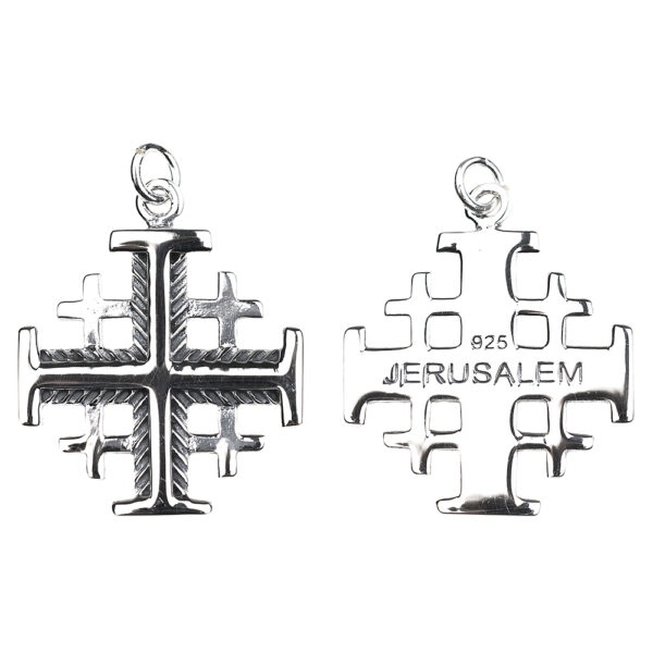 cruz plata jerusalen