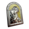 cuadro plata jesus orando detalle