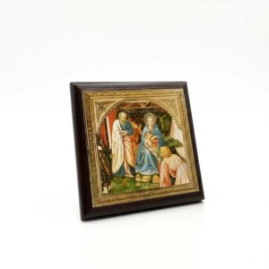 cuadro vida virgen fra angelico detalle