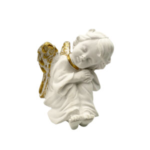 figura angel blanco dormido