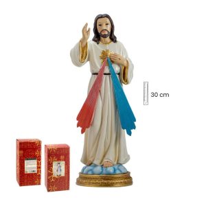 figura jesus misericordioso 30cm
