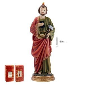 figura san judas tadeo con hacha 41cm
