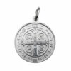 medalla benito plata blanca