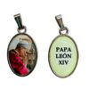 medalla metal papa leon
