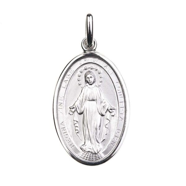 medalla milagrosa ovalada