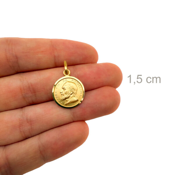 medalla pio medida