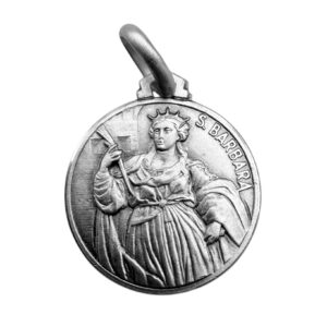 medalla santa barbara plata