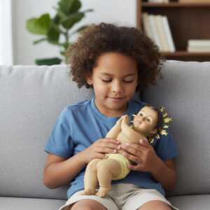 niños jesus figura modelo