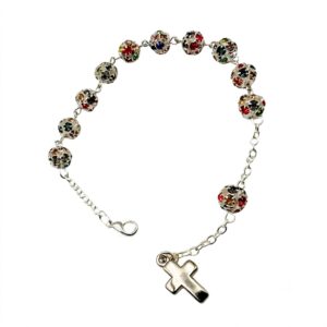pulsera circonitas cruz