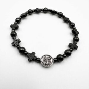 pulsera hematite cruces benito