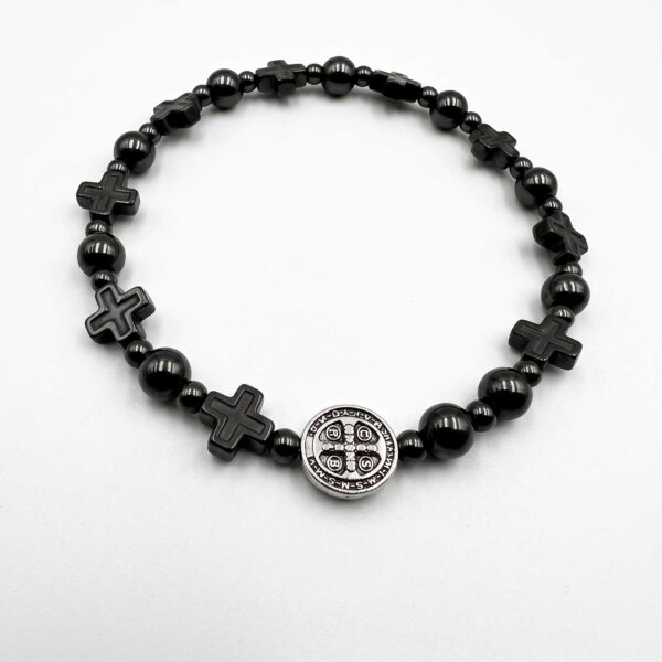 pulsera hematite cruces benito
