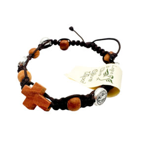 pulsera marron benito cordon