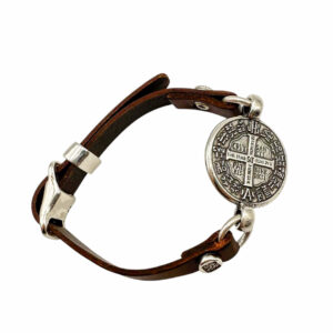 pulsera san benito cordon piel categoria