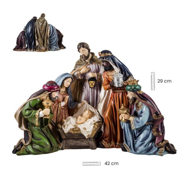 reyes figura resina conjunto