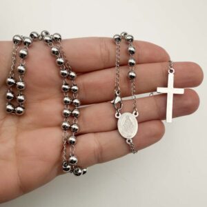 rosario acero milagrosa mano