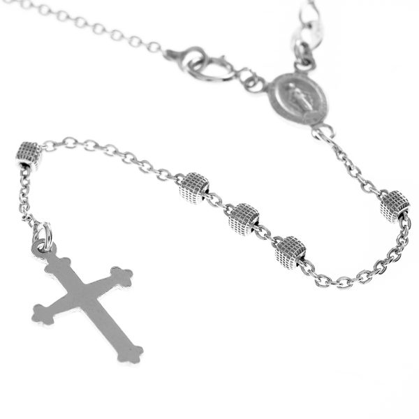 rosario cuentas relieve detalle cruz