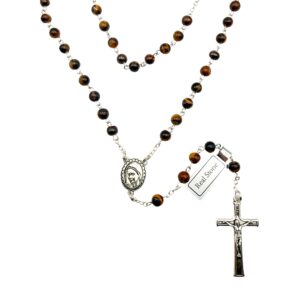 rosario ojo tigre pequeño