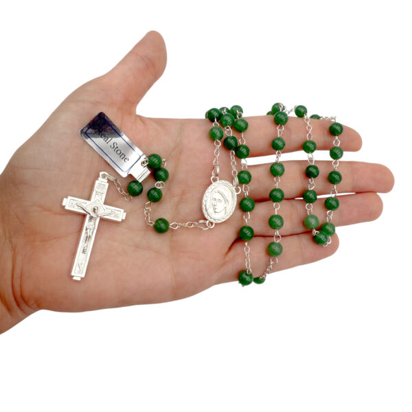 rosario piedra jade categoria mano