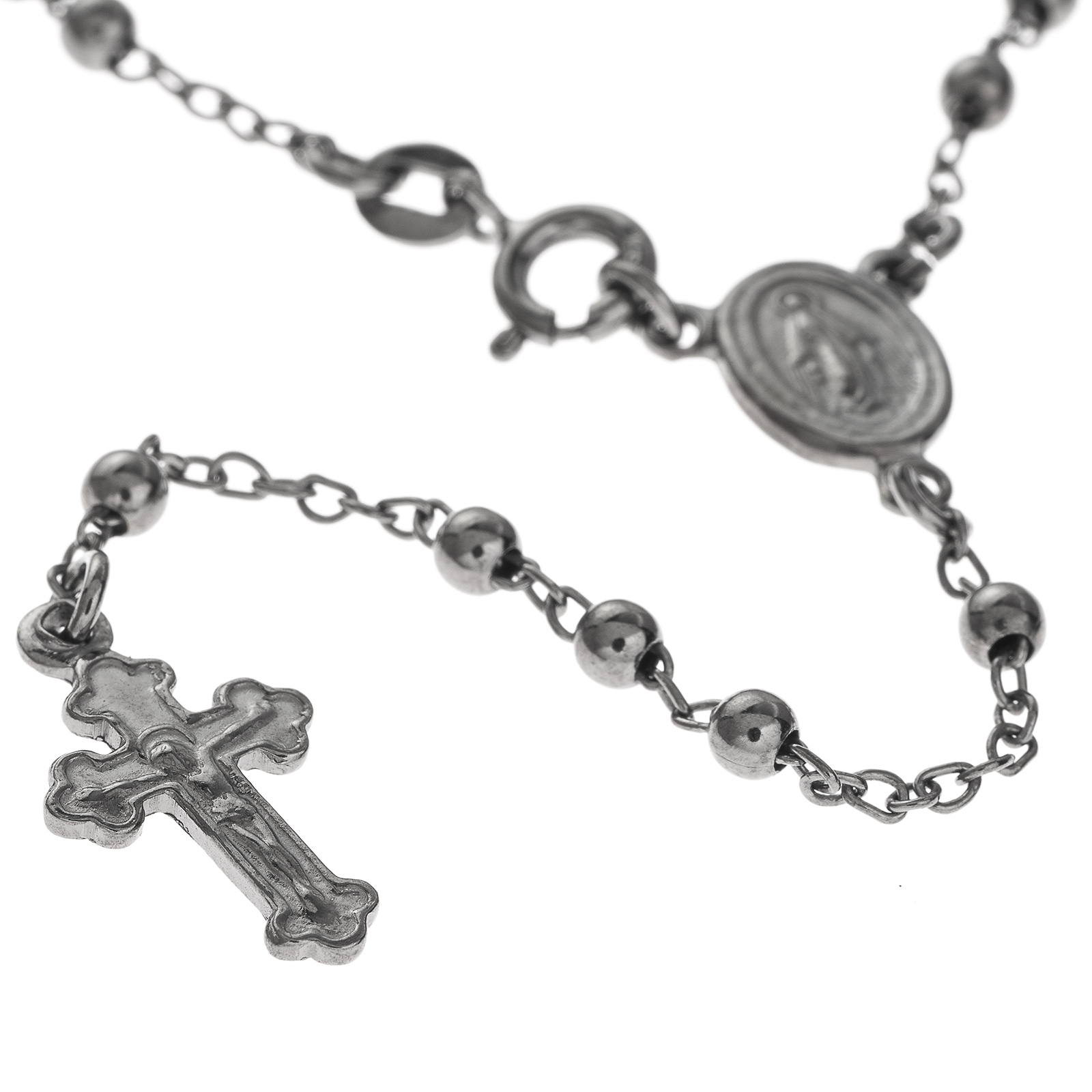 rosario rodio detalle cruz