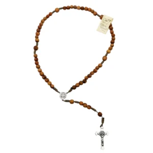 rosario san benito crucifijo metal