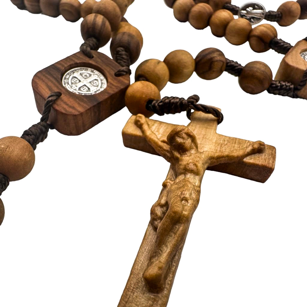 Los religiosos de la madera Rosarios Rosario Cruz Crucifijo